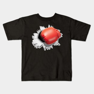 Boxing punch Kids T-Shirt